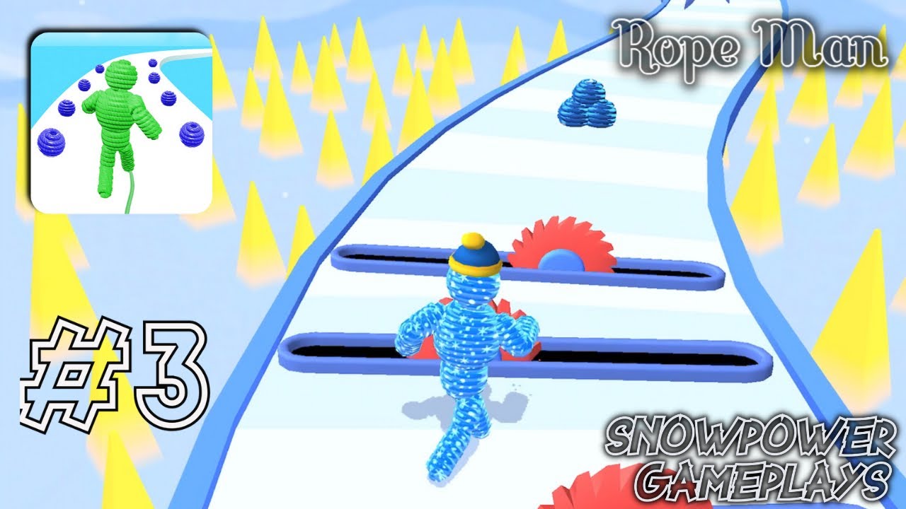 Rope-Man Run - All levels Mobile Gameplay Walkthrough level 7-8