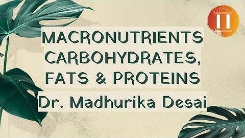 NTA UGC NET JRF | Yoga Paper 2 | Diet & Nutrition - Macronutrients [English]