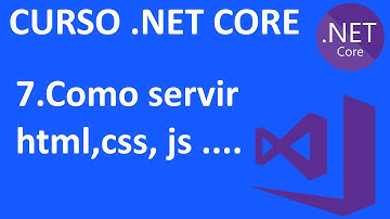 Curso .NET Core en C# - 7.Como servir fichero estáticos  - Visual Studio 2019
