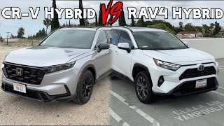 Toyota RAV4 Hybrid vs. Honda CRV Hybrid  Which Should You Buy??