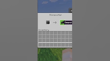 How to Make Deepslate Tile Walls With a Stone Cutter in Minecraft #Shorts
