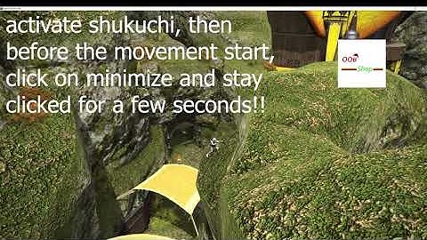 FFXIV OOB: how to cross any gap using Ninja skill Shukuchi