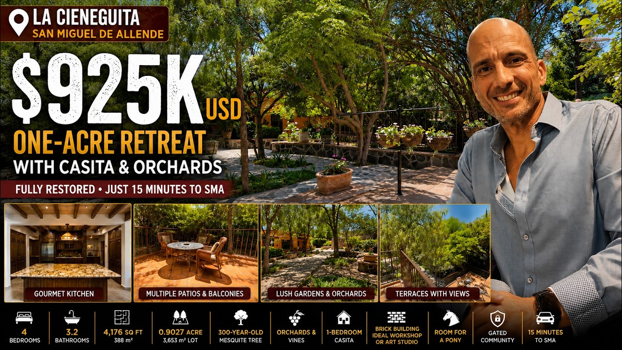 Country Estate for Buyers Who Want Land, Gardens & Flexibility | San Miguel de Allende