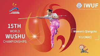 15th WWC Women's Qiangshu (Gold Medalist, Yi LI)