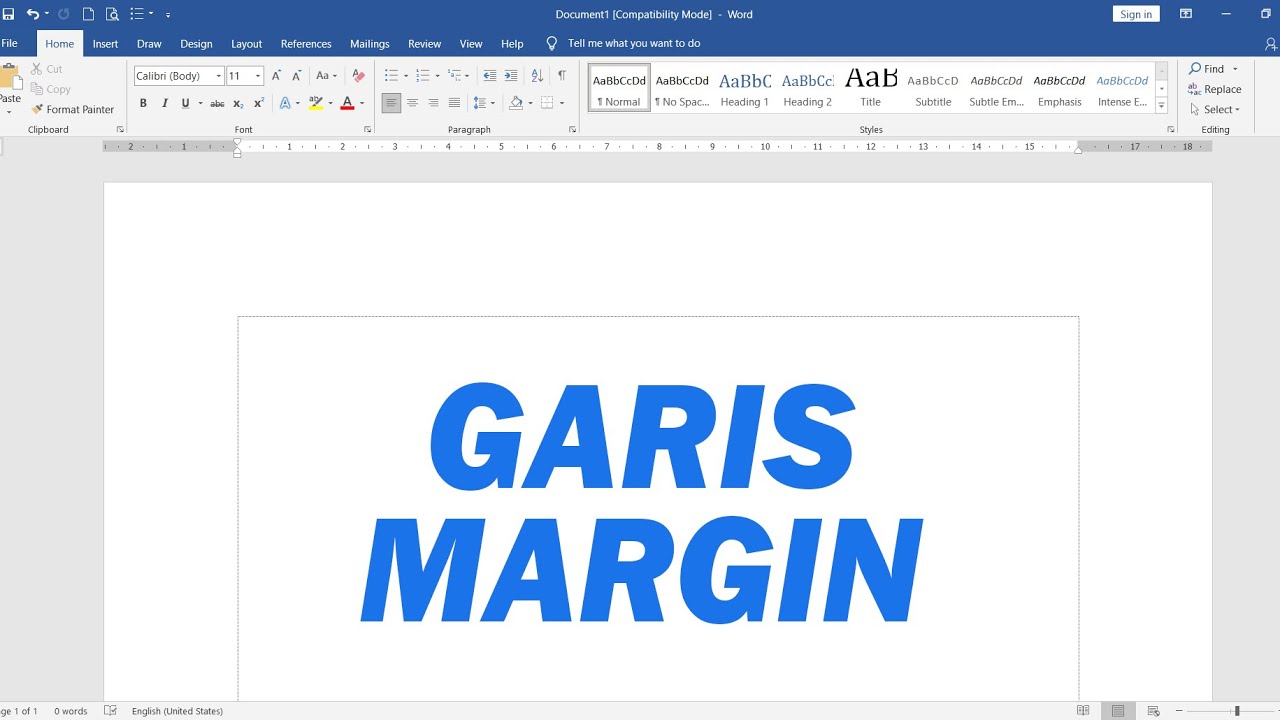 Cara Menampilkan Garis Batas Margin di Microsoft Word (Text Boundaries ...