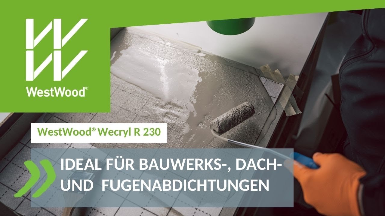 Dachkuppel abdichten bei eisigen Temperaturen - WestWood Wecryl R 230