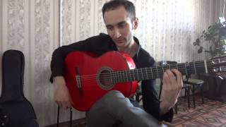 Испанское фламенко на гитаре, Альсапуа (Alzapua flamenko). Урок №1