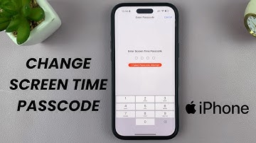 How To Change Screen Time Passcode On iPhone
