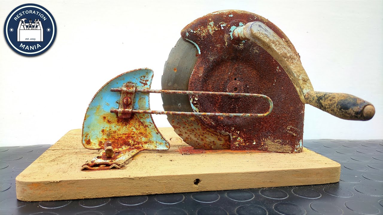 Rusty Bread Cutter Restoration 