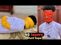 Duct Tape Wrapped 40 Times Escape Challenge Gone Wrong