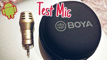 Test Mic Boya By-A100 on Android Smartphone (Vivo V9)