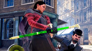 Assassin&#39;s Creed Syndicate Master Assassin Evie Cane Sword Combat &amp; Exploring London