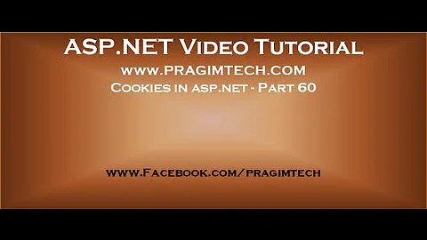 Cookies in asp.net   Part 60