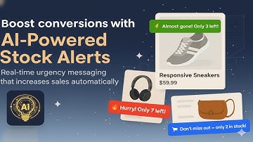 Stop Losing Sales! The Shopify AI App That Creates Real Urgency (Stocky AI Demo)
