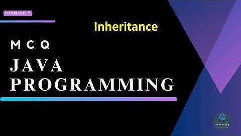 Java Programming | Java Inheritance MCQ | Complete Java MCQ series | Wings 1