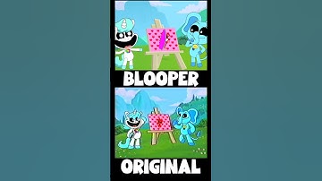#shorts Smiling Critters Original VS Blooper!! #animation #poppyplaytime #viral