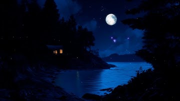 🌙 Deep Sleep Music For Anxiety Relief • Calm Mind & Peaceful Ocean Sounds To Rest Instantly