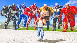 Franklin Save Venom Team From Monsters Team In Indian Bike Driving 3D