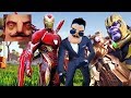 Hello Neighbor - My New Neighbor Thanos Iron Man Men in Black History Gameplay Walkthrough