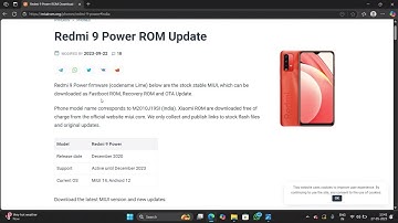 Redmi 9 Power HyperOS 2 Update [ Android 15 ]  Download Link | Install | Redmi 9 Power New Update