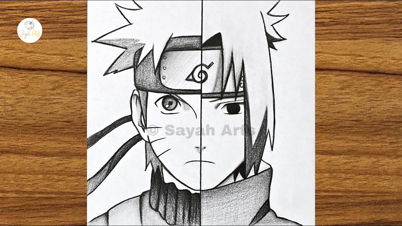 Drawing Ideas;How to draw Naruto Uzumaki Step by Step tutorial drawing -  Drawing Ideas