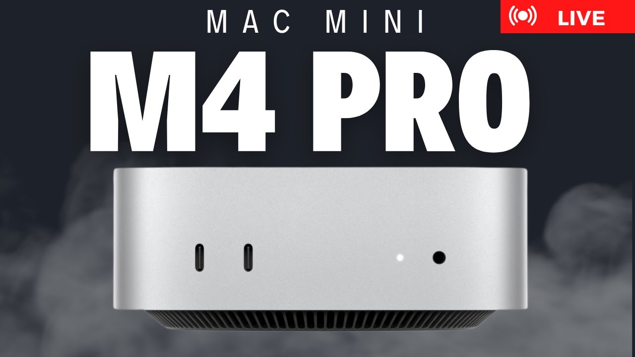M4 Pro Mac Mini - Live Unboxing & Testing - YouTube