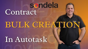 Autotask Contract Creation Utility..