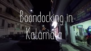 Urban camping in center of Kalamata