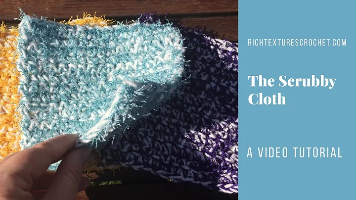 Learn to Crochet a Scrubby Cloth - Easy Tutorial!