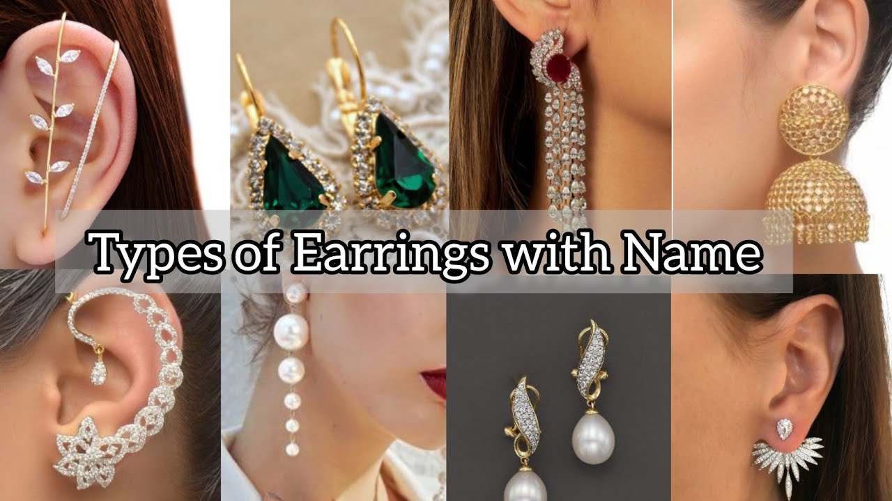 Different Types Of Earrings For Festival With NamesDifferent Types Of Earrings  NameWedding Earring  YouTube