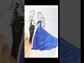 Coloring Purple Bride Dress in 25Sec