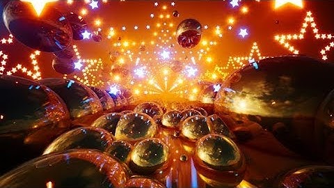 Neon Glowing Stars Tunnel | Videohive Project Templates