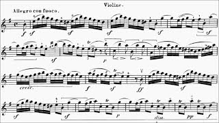 ABRSM Violin 2020-2023 Grade 8 A2 Veracini Allegro Sonata in E Minor Op.2 No.8 Movt 1 Sheet Music