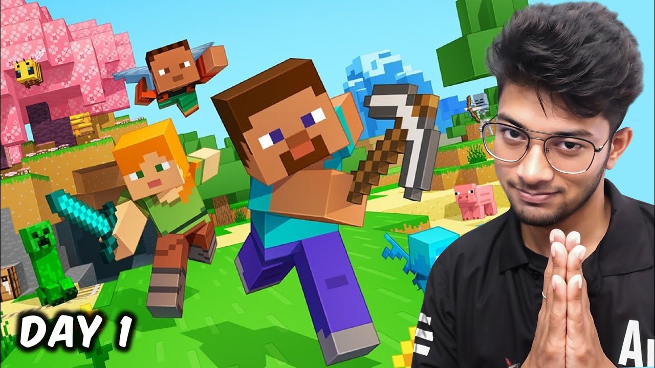 Playing Minecraft with Subscribers (நாள் -1) - YouTube