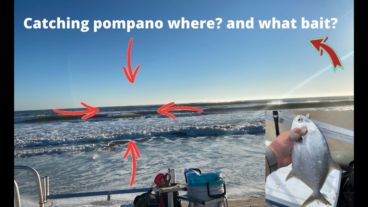 Catching Pompano in Jacksonville Florida Where and What Bait to Use.How