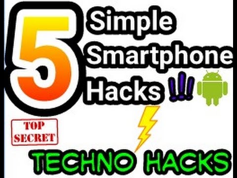 5 simple smartphone hacks!! youtube