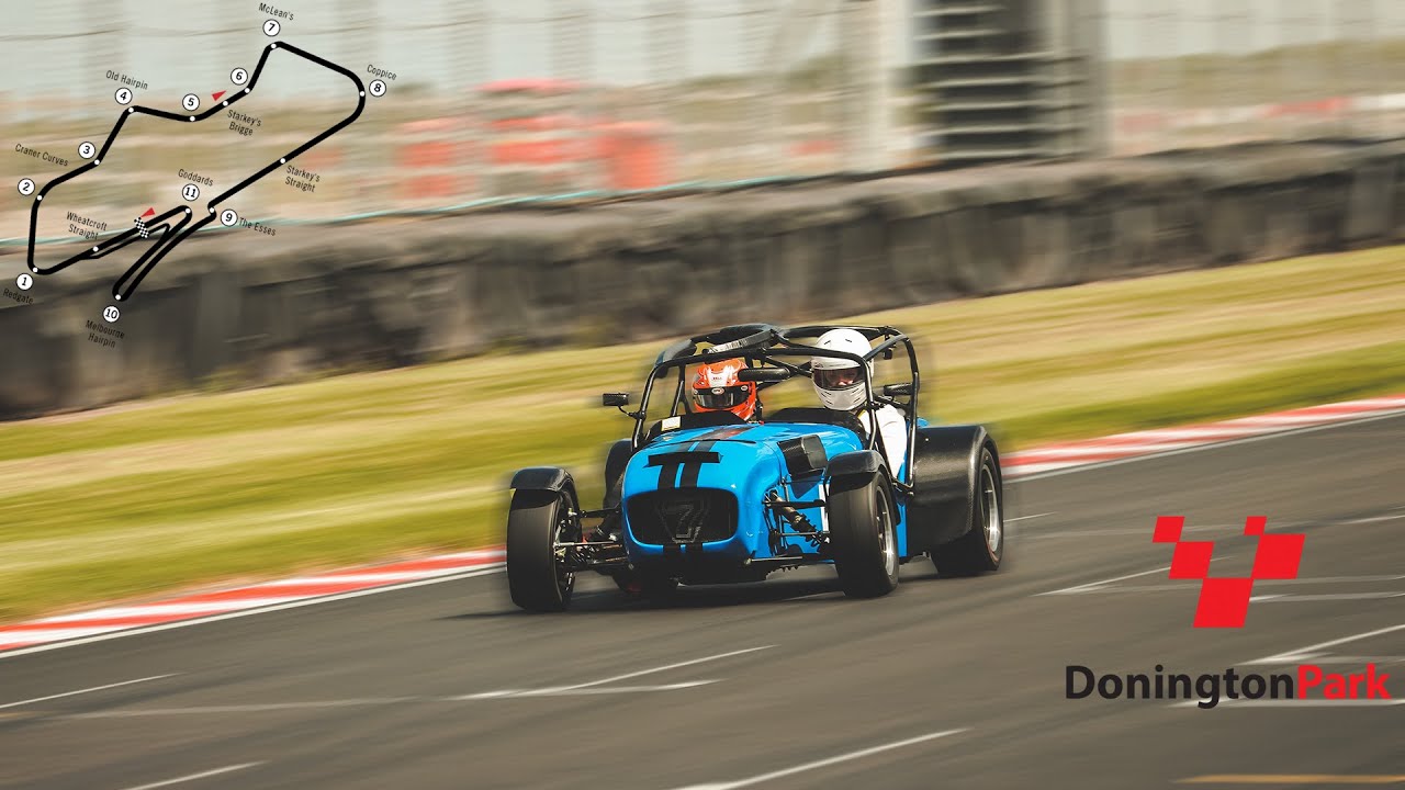 Donington Park Track Day || Fast Laps & Highlights || Caterham 420R ...