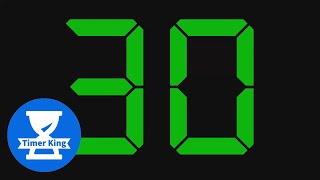 Large Green LED 30 Second Countdown Timer With Alarm