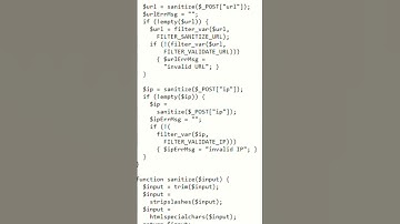 form filter var PHP #shorts