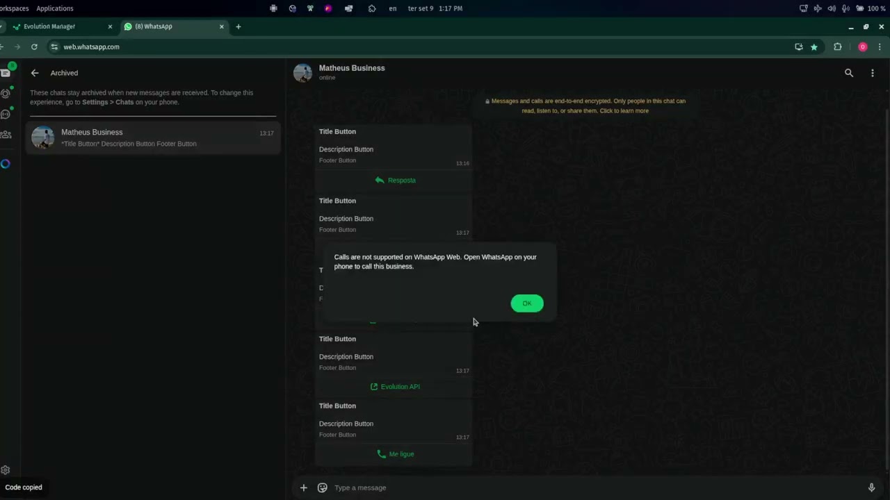 Como enviar botões e listas na Evolution API 2.3.7 (Qualquer versão da Evo)