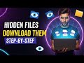كيفية تنزيل الملفات المخفية دليل خطوة بخطوة 