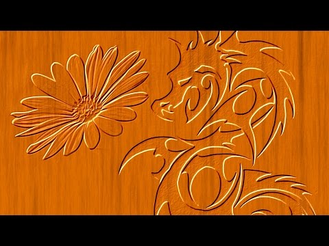 # Emboss and Diffuse Filter Effect in adobe Photoshop (art Draw on wood)