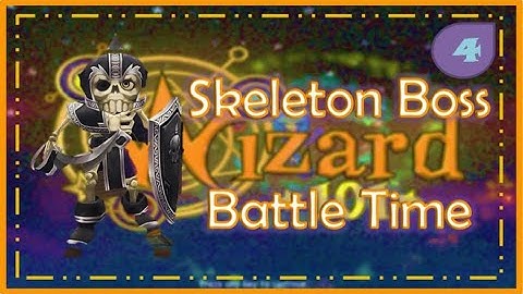 Battling The First Boss: Rattlebones in WIZARD101| Gameplay [Part 4]