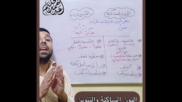 كبسولات تجويدية (1) الفرق بين النون الساكنة والتنوين ✅️ احمد عبدالحكيم 💞