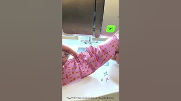 Sew a Ruffle in 20 Seconds! #diy #quilting  #sewinghacks #mygirlfriendsquiltshoppe #babylock