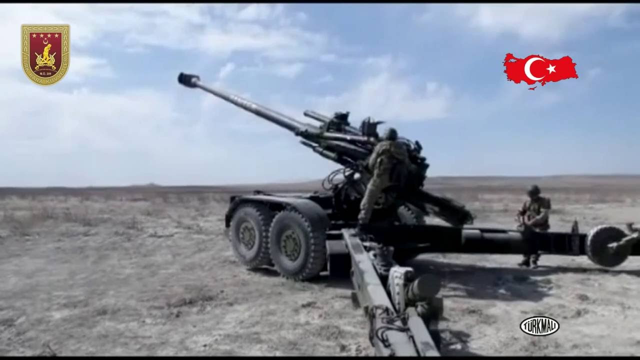 155 mm km obüs atışı