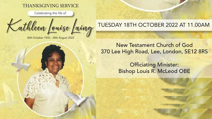 Kathleen Louise Laing Farewell Service