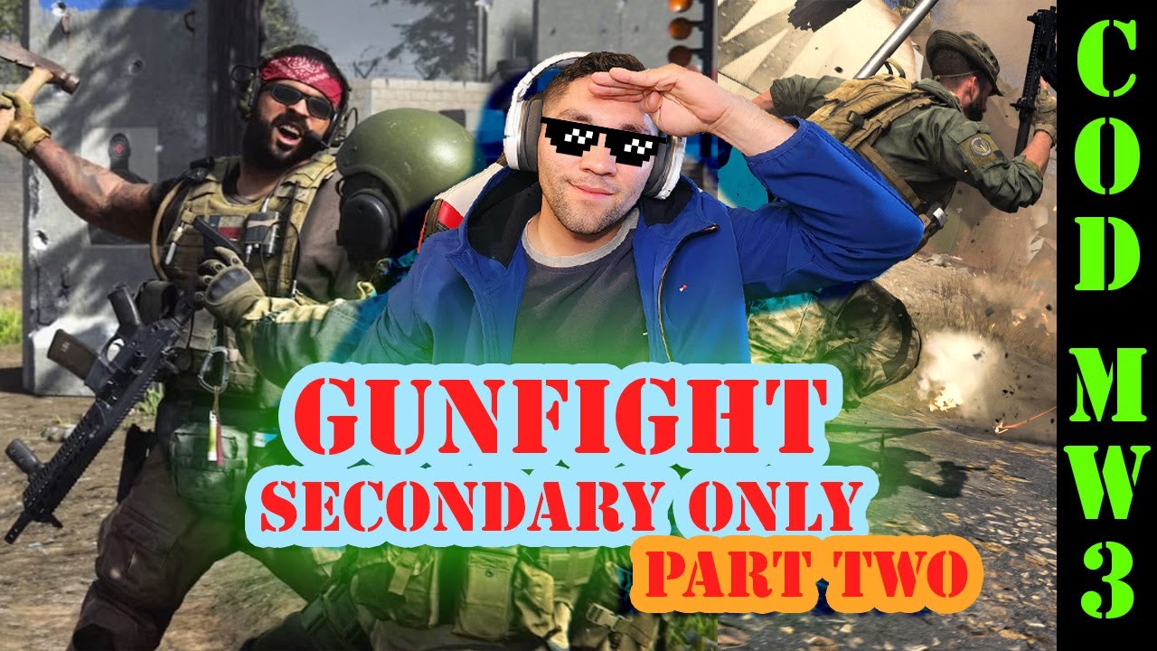 Pistol Whip the Competition | COD MW3 Gunfight using Secondary weapons ...