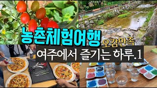 여주 농촌체험 오감만족!! 직접 만들어 먹는 점심, 도자기체험, 농작물체험, 난키우기