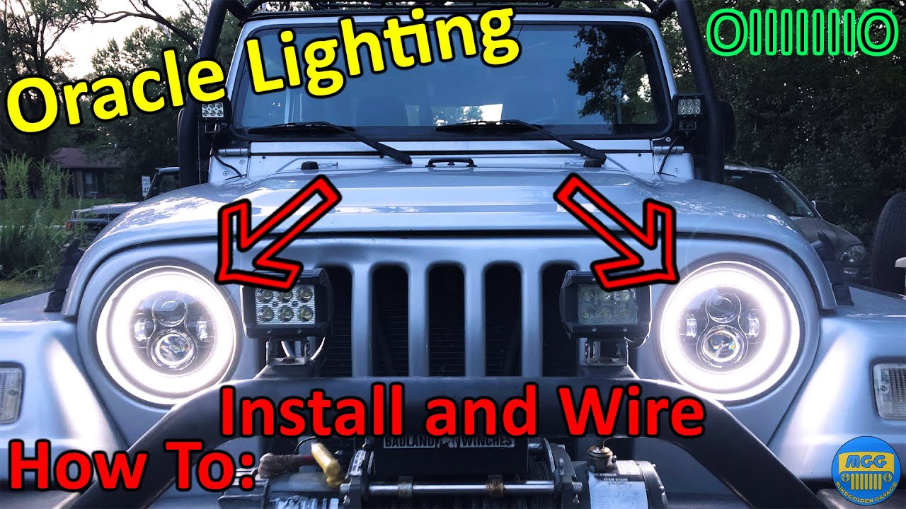 Actualizar 57+ imagen installing halo headlights jeep wrangler